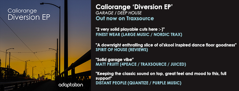 NEW RELEASE – Caliorange ‘Diversion EP’